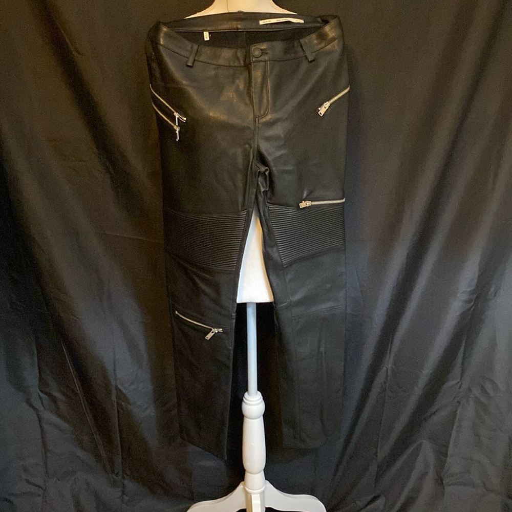 Zara Women faux leather pants
